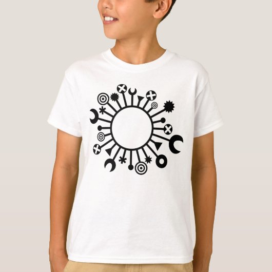 micro-organisme - zwart t-shirt (Voorkant)