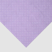 Micro Polka Dot White - Soft Lavender Tissuepapier (Detail)