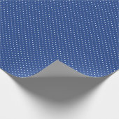 Micro Polka Dot White - True Blue Cadeaupapier (Hoek)