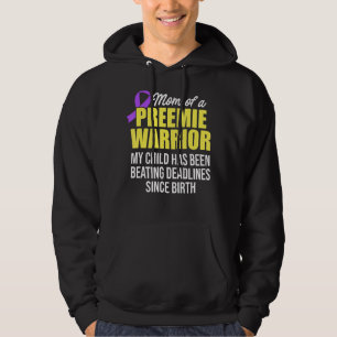 Micro Preemie Nicu mammie Warrior Premature geboor Hoodie