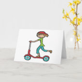 Micro Scooter Kaart (Gele Bloem)