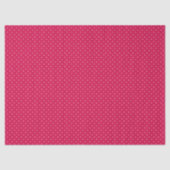 Micro Stip Wit - Framboos Rood Tissuepapier (Voorkant)