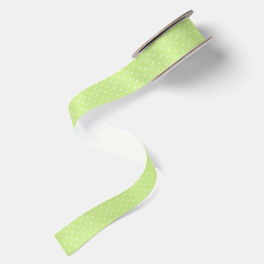 Micro Stippenwit -Lente Groen Lint (Achterkant)