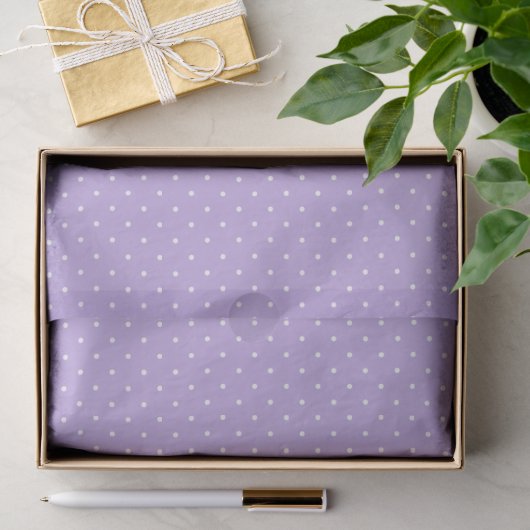 Micro Stippenwit - Zachte Lavendel Tissuepapier (Geschenk)