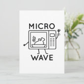 Micro Wave Bedankkaart (Staand voorkant)