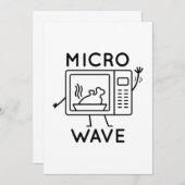 Micro Wave Bedankkaart (Voorkant / Achterkant)