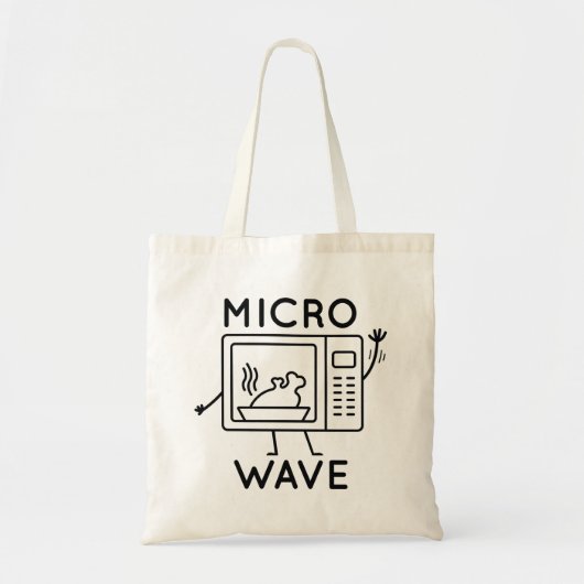 Micro Wave Tote Bag (Voorkant)