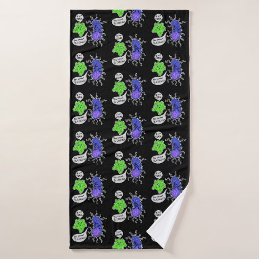 Microbes viraux (Serviette de bain)