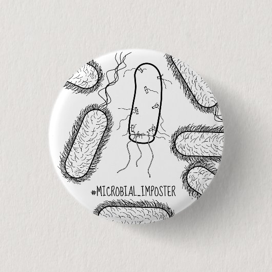 Microbiële imposter Button (Voorkant)