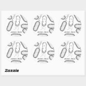 Microbiële Imposter Sticker (Vel)