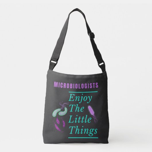 Microbiologen Enjoy The Little Things Crossbody Tas (Voorkant)