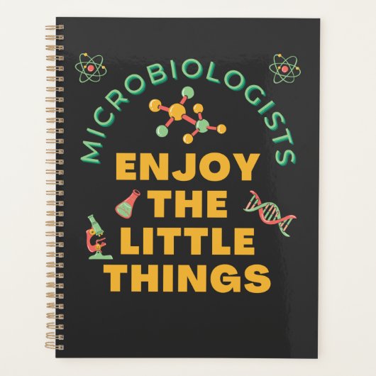 Microbiologen Enjoy The Little Things Planner (Voorkant)