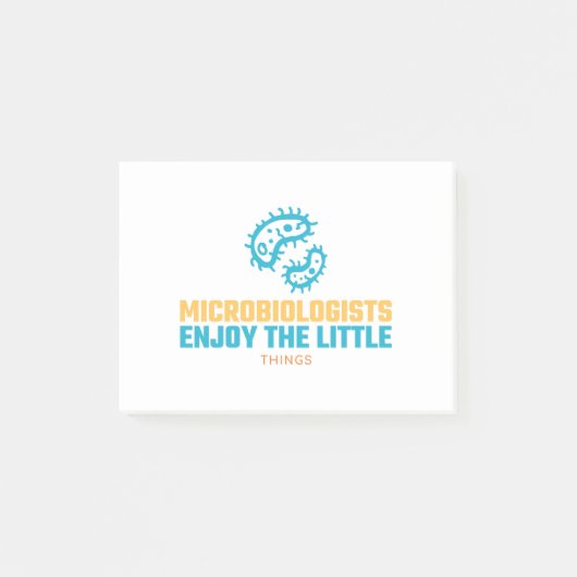 Microbiologen Enjoy The Little Things Post-it® Notes (Voorkant)