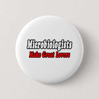 Microbiologen maken grote liefhebbers ronde button 5,7 cm