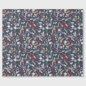 Microbiologie celvormen cadeaupapier (Vlak)