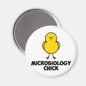 Microbiologie Chick Magneet (Voorkant / Achterkant)