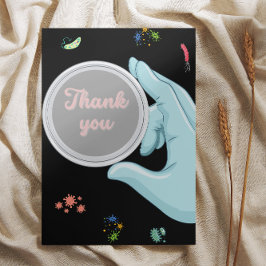 Microbiologie Dank je Bedankkaart