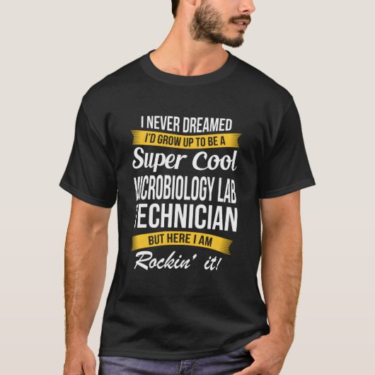 Microbiologie Labtechnicus T-shirt (Voorkant)