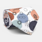 microbiologie op wit stropdas (Opgerold)