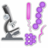 Microbiologie Sticker (Voorkant)