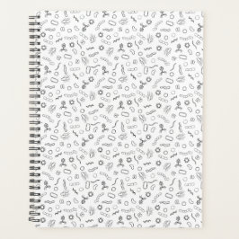 Microbiologie - zwart op wit planner