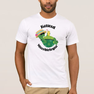 Microbioloog in ruste (schildpad) t-shirt