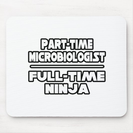 Microbioloog / Ninja Muismat (Voorkant)