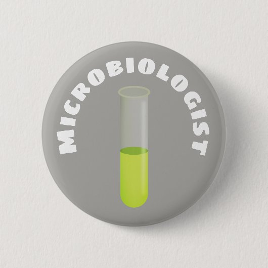 Microbioloog Ronde Button 5,7 Cm (Voorkant)