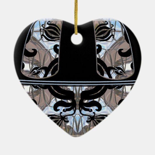 Microbioom Victoriaans Keramisch Ornament (Achterkant)