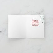 Microblade/wenkbrauw artiest Holiday Kaart (Binnen)