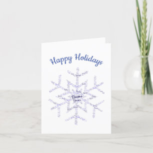 Microblade/wenkbrauw artiest Holiday Kaart