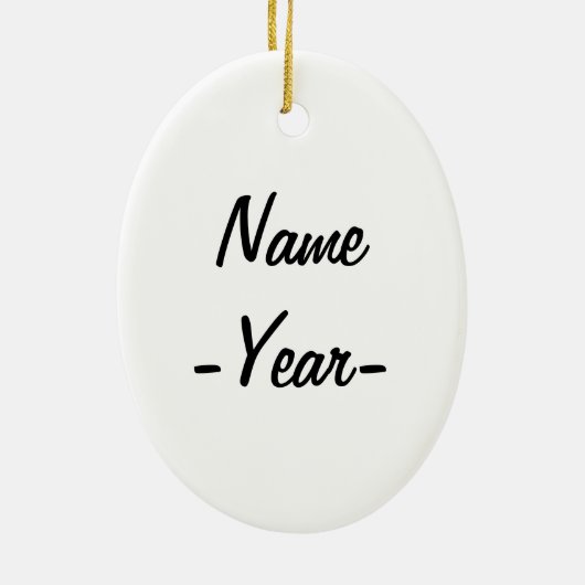 Microbladercadeau - Kerstmis met microblade Keramisch Ornament (Achterkant)