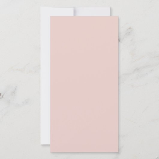 Microblading Aftercare Peony Pink Instruction Bedankkaart (Achterkant)