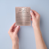 Microblading Aftercare Roos Gold Drivers Flyer (Hand)