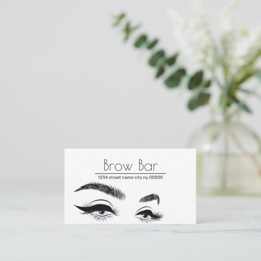 Microblading Brows & Lashes, Eyelash Extensions Bu Visitekaartje (Staand voorkant)