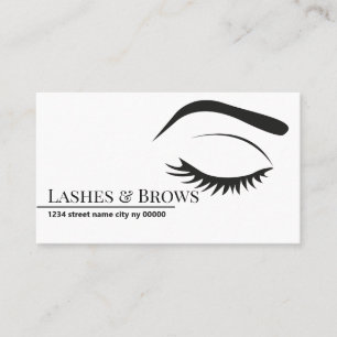 Microblading Brows & Lashes, Eyelash Extensions Visitekaartje