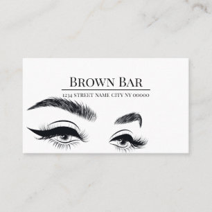 Microblading Brows & Lashes, Eyelash Extensions Visitekaartje