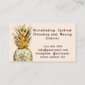 Microblading, Eyebrow Threading en Waxing Service Visitekaartje (Achterkant)