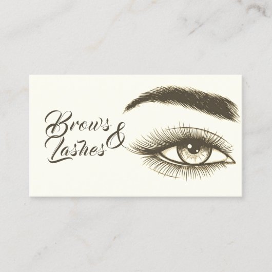 Microblading, Eyebrows, Lashes, Permanente Makeup Visitekaartje (Voorkant)