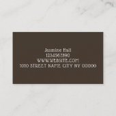 Microblading, Eyebrows, Lashes, Permanente Makeup Visitekaartje (Achterkant)