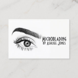 Microblading Eyebrows & Lashes Salon Visitekaartje