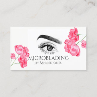 Microblading Eyebrows & Lashes Visitekaartje
