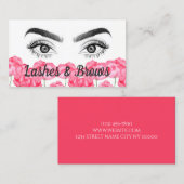 Microblading Eyebrows & Lashes Visitekaartje (Voorkant / Achterkant)