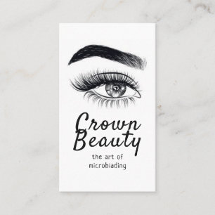 Microblading , Eyebrows,  Permanent Makeup Visitekaartje