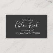 Microblading, Eyebrows, Tattoo, Permanente Makeup Visitekaartje (Achterkant)