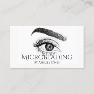 Microblading, Eyebrows, Tattoo, Permanente Makeup Visitekaartje
