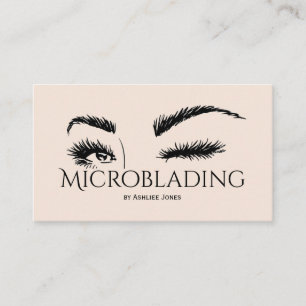 Microblading, Eyebrows, Tattoo, Permanente Makeup  Visitekaartje