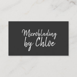 Microblading, Eyebrows, Tattoo, Permanente Makeup Visitekaartje