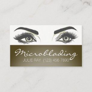 Microblading, Eyebrows, Tattoo, Permanente Makeup Visitekaartje