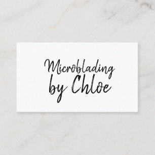 Microblading, Eyebrows, Tattoo, Permanente Makeup Visitekaartje